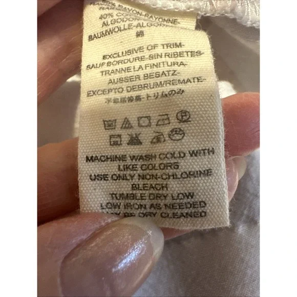 Free People Women's Fringed Plaid Button-Up Shirt Multicolor Size Large Pastel - Picture 11 of 11